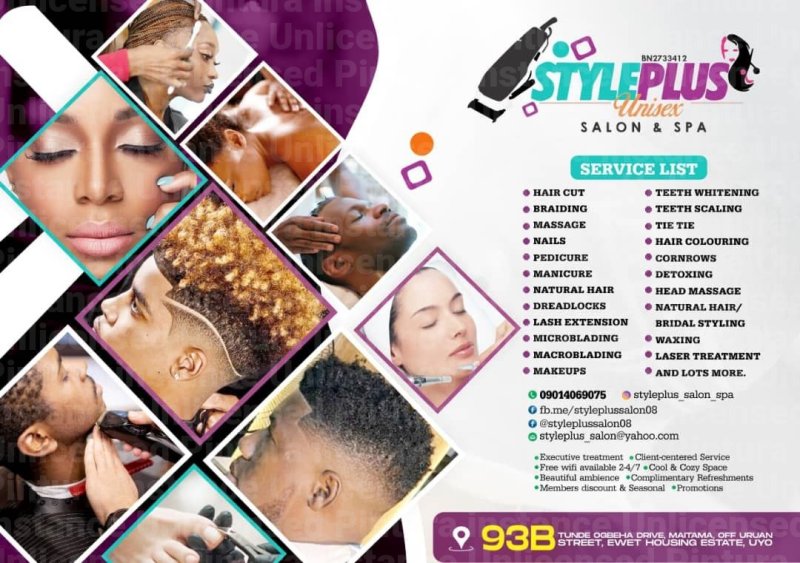Come to Styleplus Unksex salon and spa today. Lets beautify you ahead of the Valentines day.
#lekeel...