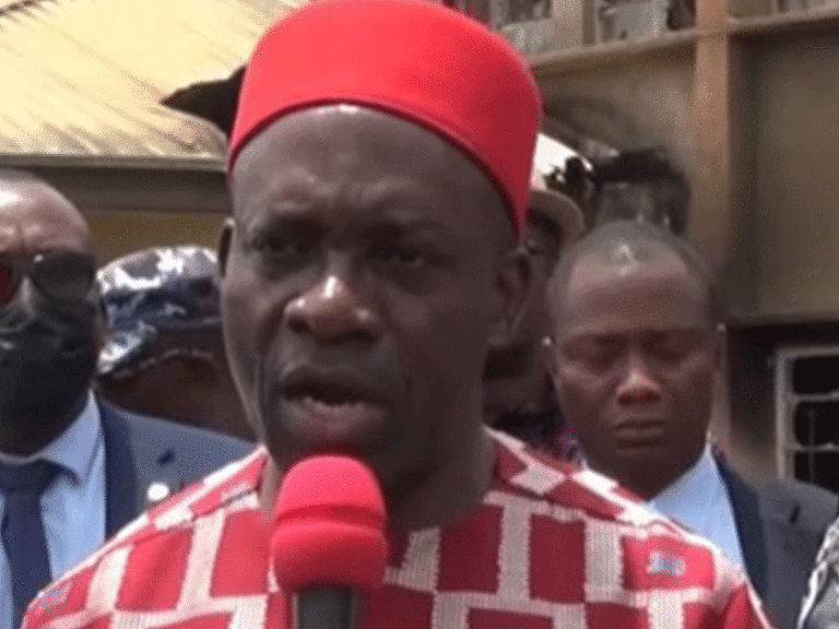 David-Chyddy Eleke in Awka Anambra State Governor, Prof Chukwuma Soludo, has shut down Nkwo Nnewi S...