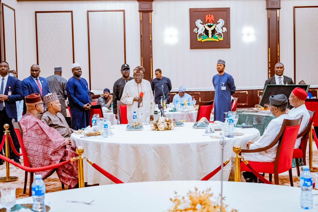 Sani, Zulum, Yusuf, Abiodun, Uzodimma, others in attendance as Tinubu convenes governors, cabinet me...