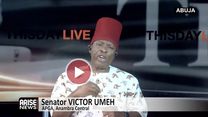Anambra senator Umeh says failure to entrench real-time electronic transmission in law will undermin...