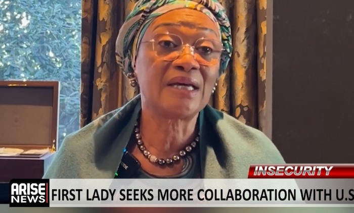First Lady Oluremi Tinubu says US airstrikes in Nigeria a "blessing," welcomes Washington's expanded...