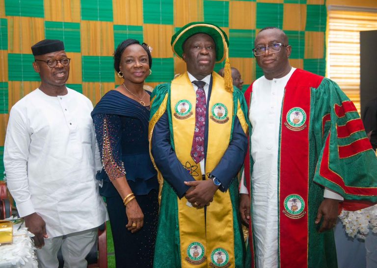 The outgoing Vice-Chancellor of the Federal University, Oye-Ekiti, Prof. Abayomi Fasina, recently pr...