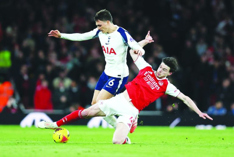 NORTH LONDON DERBY Today’s blockbuster North London derby between Tottenham Hotspur and Arsenal car...