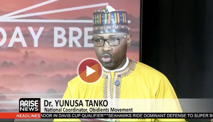 National Coordinator Obidients Movement, Yunusa Tanko, says election results must be transmitted rea...