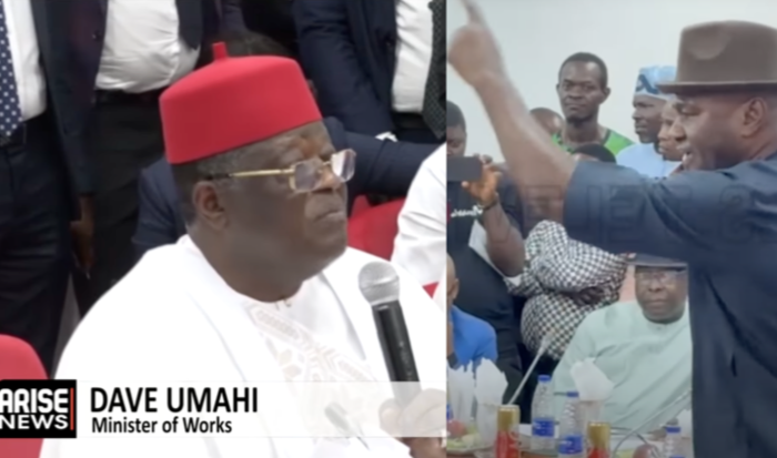 Heated Senate session erupts over Abuja-Kaduna road contract as Works Minister Dave Umahi defends N3...