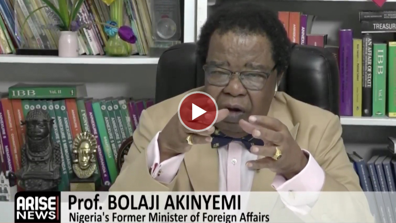 Former Foreign Affairs Minister Bolaji Akinyemi says parties oppose for opposition sake, hampering...