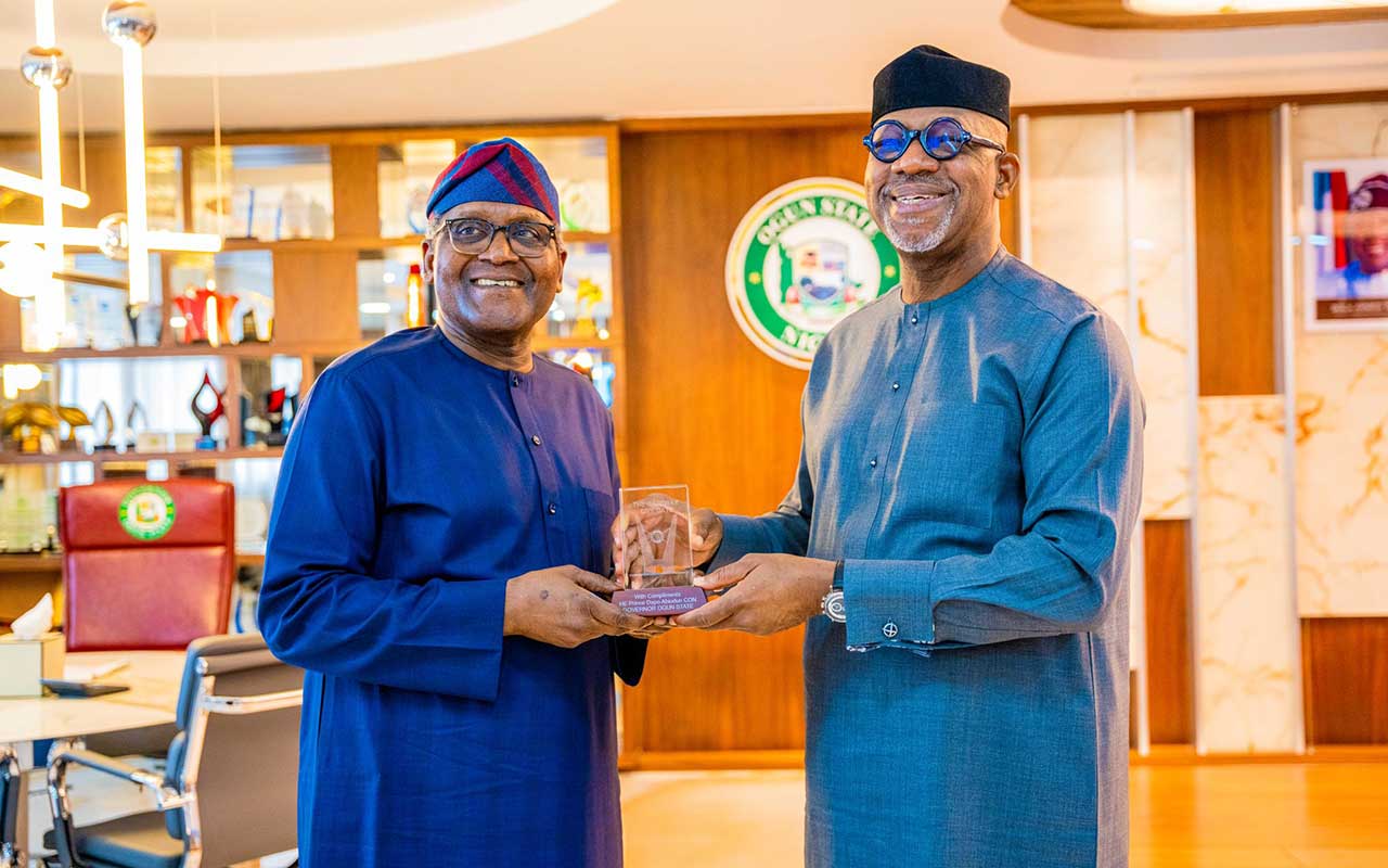 Ogun Governor Dapo Abiodun commends Dangote Group for boosting industrial development, job creation,...
