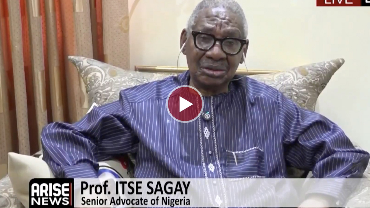 Itse Sagay (SAN) urges constitutional amendment to allow states establish police, improving rapid re...