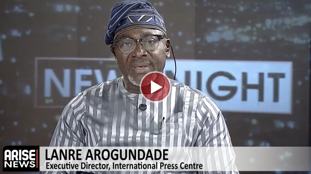 Executive Director of International Press Centre, Arogundade, says legal backing for electronic tran...