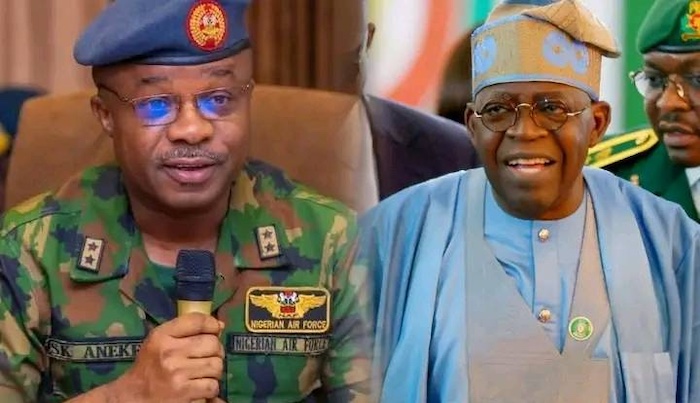 President Tinubu praises Air Marshal Aneke’s patriotism and professionalism as he marks his 54th bir...