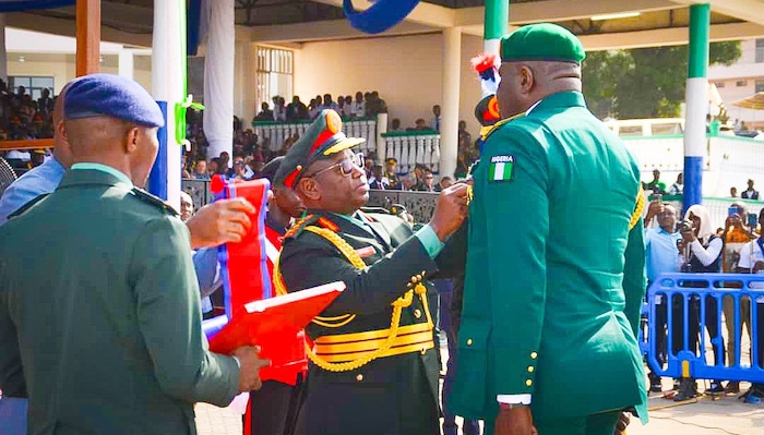Sierra Leone’s President has conferred honours on two Senior Nigerian defence chiefs for their role...