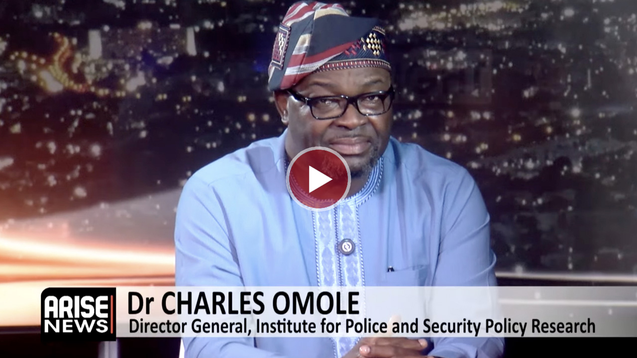 Director-General, Institute for Police and Security Policy Research, Dr. Charles Omole says state po...
