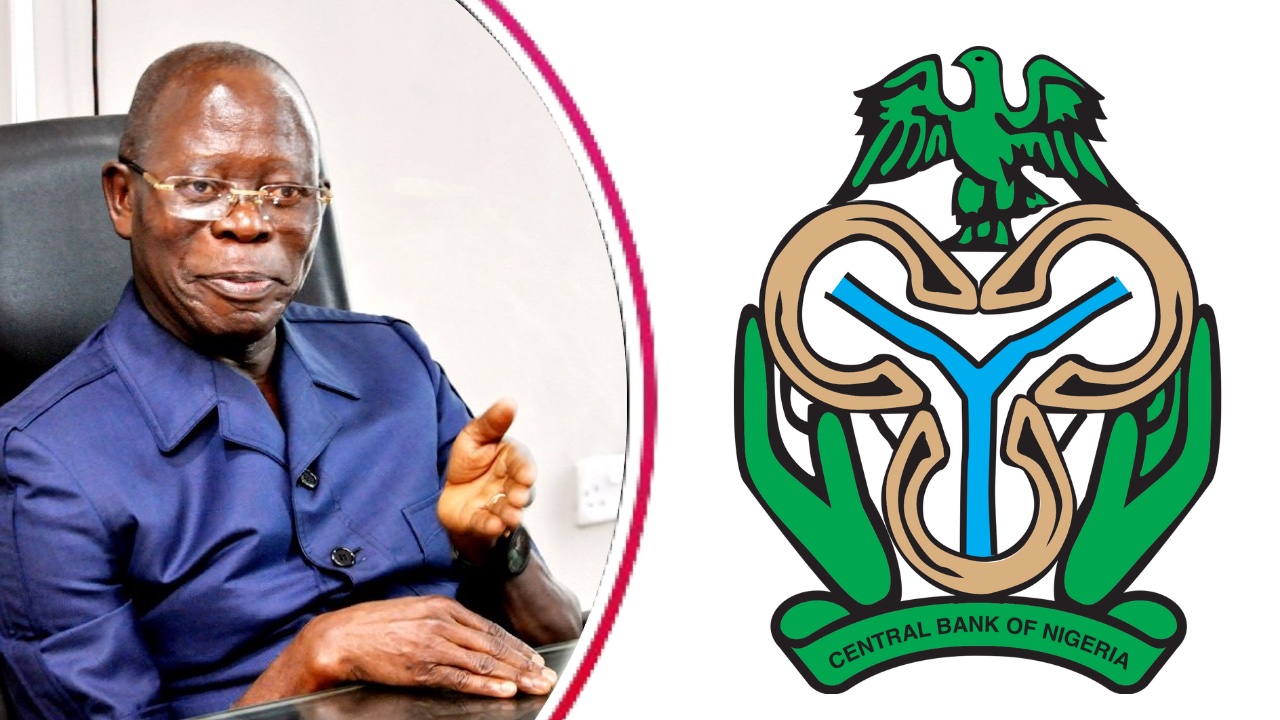 Senator Oshiomhole praises CBN reforms, urges Cardoso to sustain economic stabilisation measures.
S...