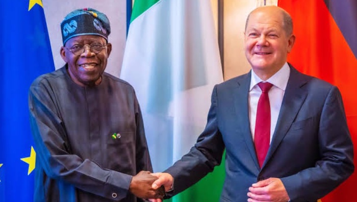 Tinubu and Merz discuss power transmission support, Sahel security cooperation, railway partnership...