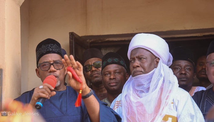 Bauchi Governor Bala Mohammed provides N50 million and relief supplies to IDPs after deadly bandit i...