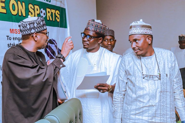 Duro Ikhazuagbe The Senate and House Committees on Sports after reviewing the National Sports Commi...