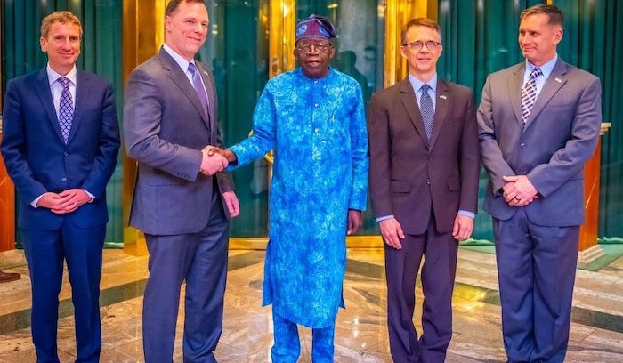 President Tinubu hosts AFRICOM Commander, General Dagvin Anderson, US envoy, and Nigerian security c...