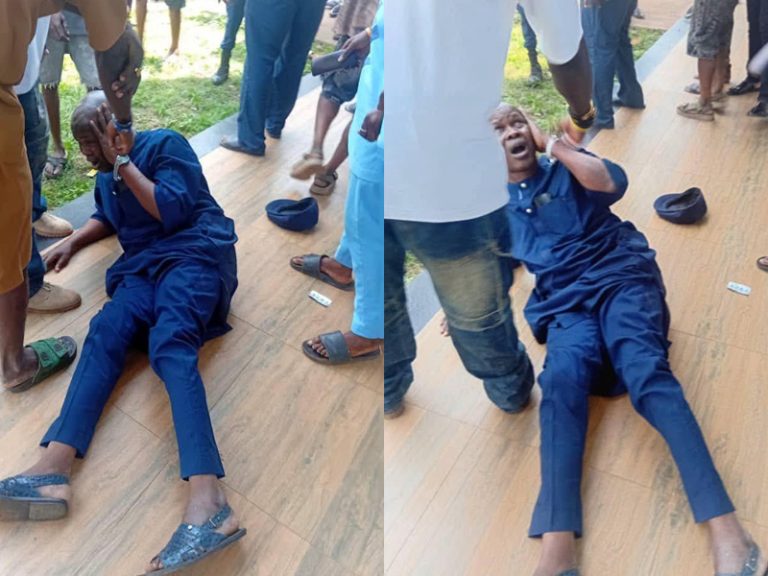 Fidelis David in Akure Violence erupted at the Ondo State secretariat of the All Progressives Congr...