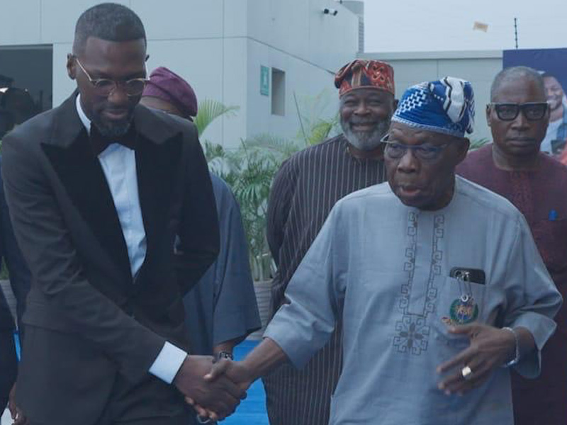 Former President Olusegun Obasanjo praises Flutterwave founder Olugbenga Agboola, describing the com...