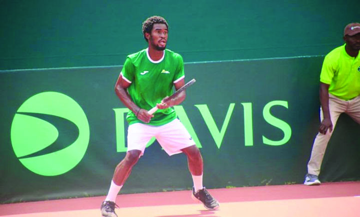 Daniel Adeleye yesterday restored parity for Nigeria at the Davis Cup World Group 11 qualifier again...