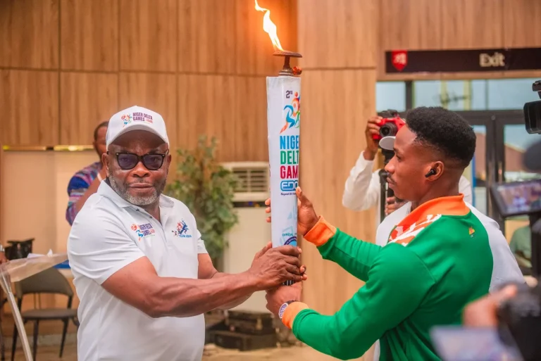 It was the turn of Abia State to receive and parade the Niger Delta Games Torch on Thursday morning...