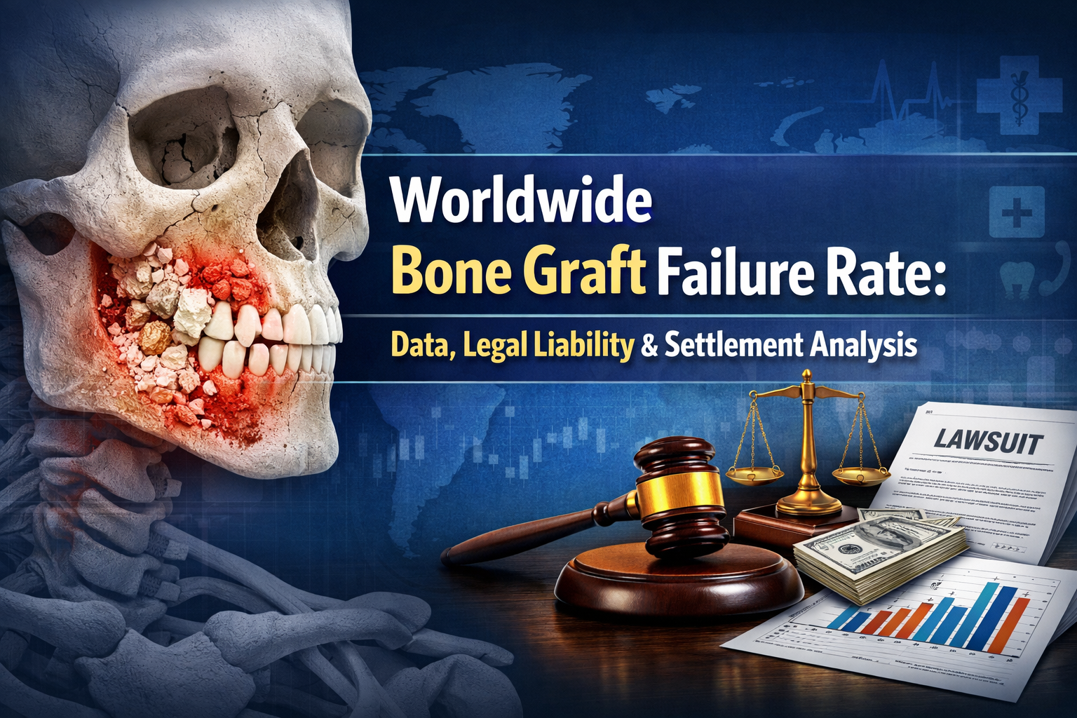 Language : EnglishTopics: Bone graftWorldwide Bone Graft Failure Rate: Data Analysis, Liability & Le...