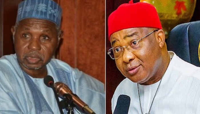 Former Katsina governor Aminu Masari takes over as chairman of the APC National Convention Central C...