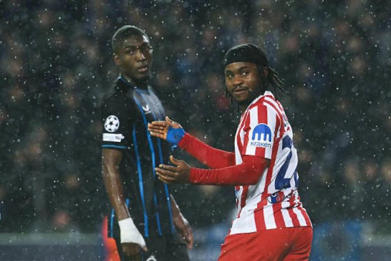 Duro Ikhazuagbe Ademola Lookman scored his first UEFA Champions League goal for Atletico Madrid las...
