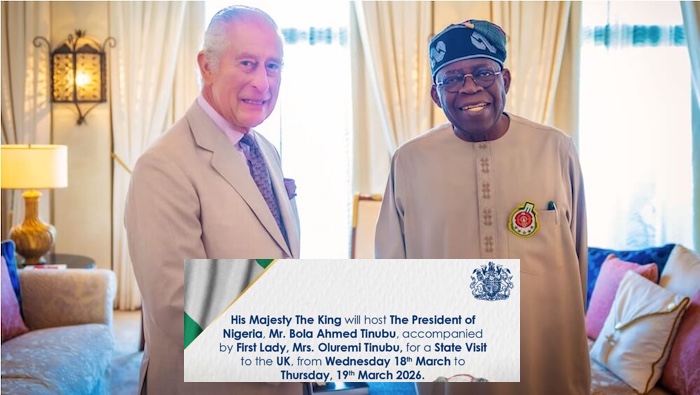 President Tinubu accepts King Charles invitation as British royal family prepares to host Nigeria’s...