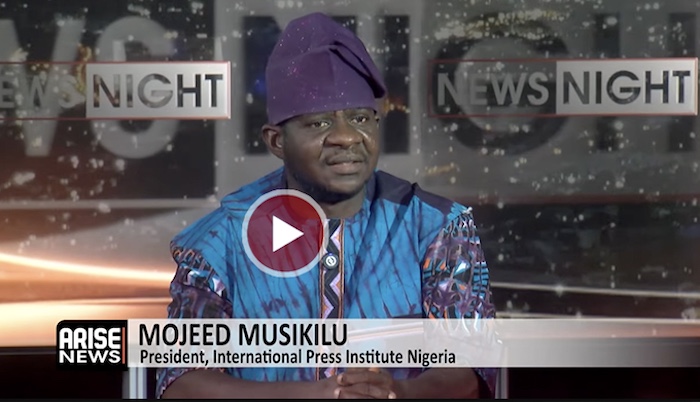 President, International Press Institute Nigeria, Musikilu Mojeed, urges police to view journalists...