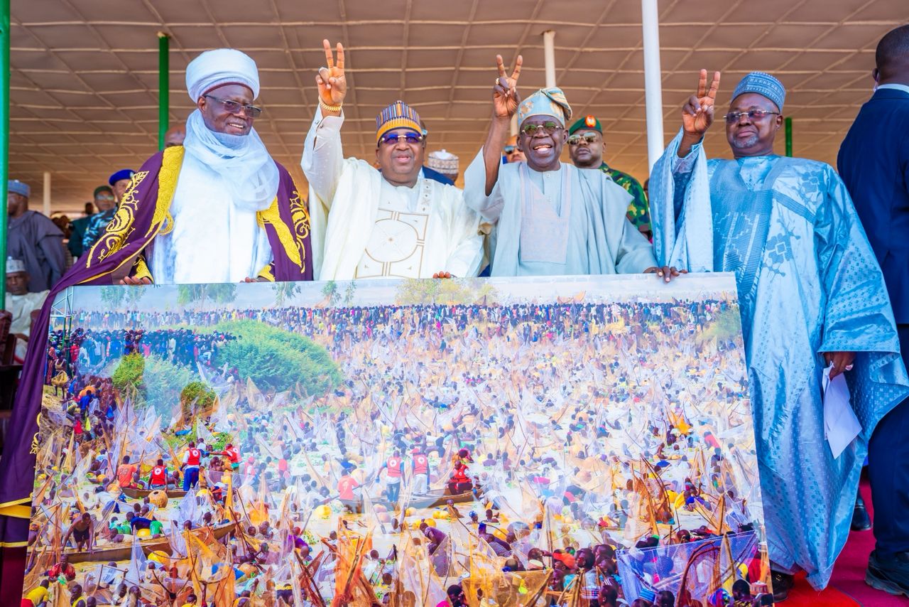 At Argungu Fishing Festival, President Bola Tinubu vows to defeat banditry and insurgency, citing re...