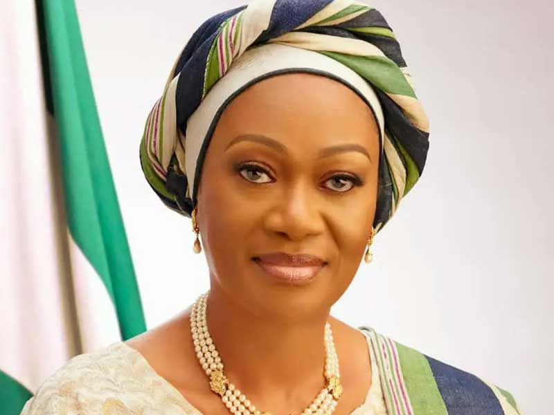 First Lady Oluremi Tinubu has described the United States military airstrikes carried out on Christm...