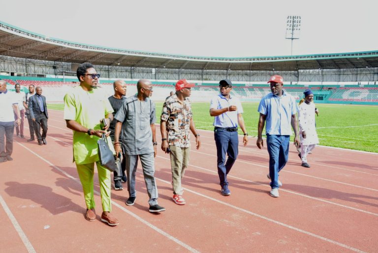 At the end of a scheduled facilities tour of venues for the 2nd Niger Delta Games, Hon Desmond Amadi...