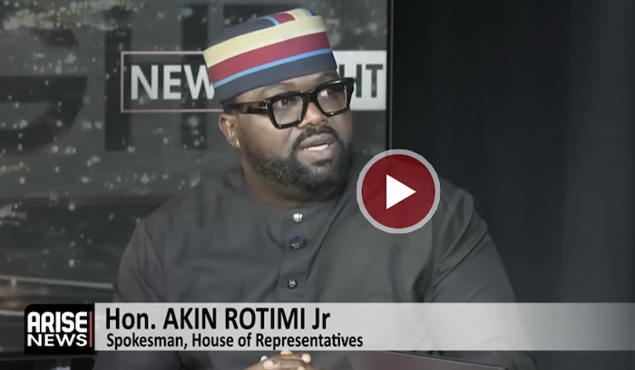 Spokesman of the House of Reps Akin Rotimi Jr. says that e-transmission of election results is manda...