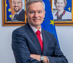 Wale Igbintade The Head of Delegation of the European Union to Nigeria and ECOWAS, Ambassador Gauti...