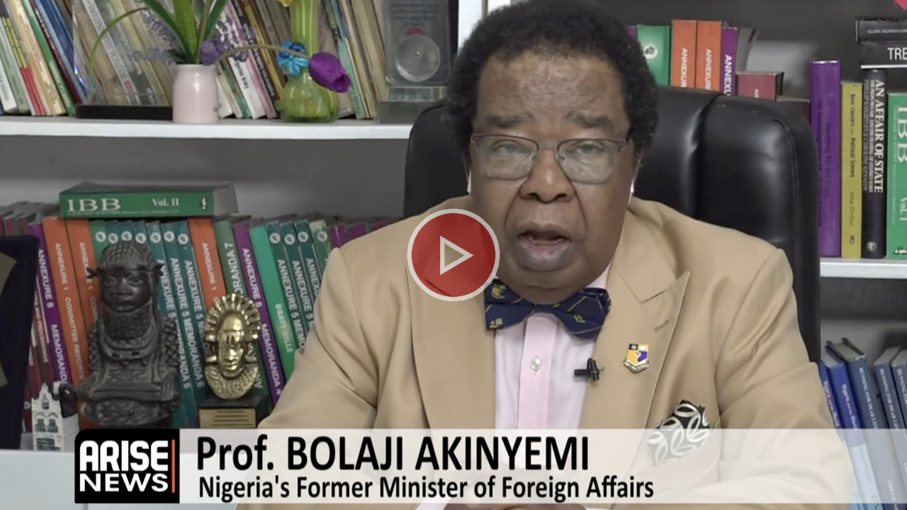 Former Foreign Affairs Minister Akinyemi questions imported democratic models, says partisan politic...