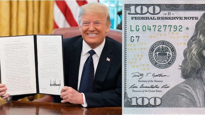 Donald Trump’s signature appears on US dollar bills for first time as treasury marks America’s 250th...