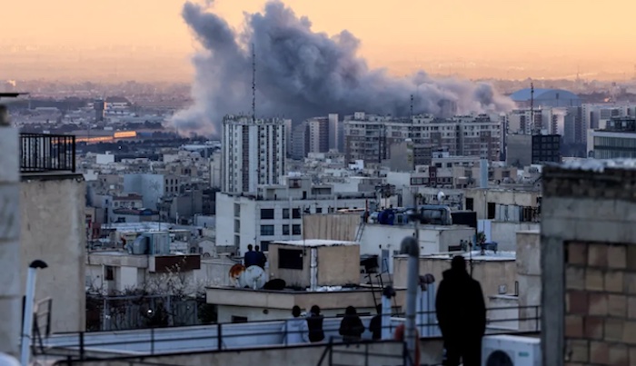 Israel hits military and paramilitary sites in Tehran as Iran’s drone attack strikes US consulate, e...