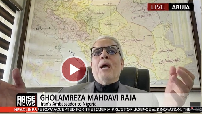 Iran’s Ambassador to Nigeria says Tehran condemns terrorism globally and is ready to support Nigeria...