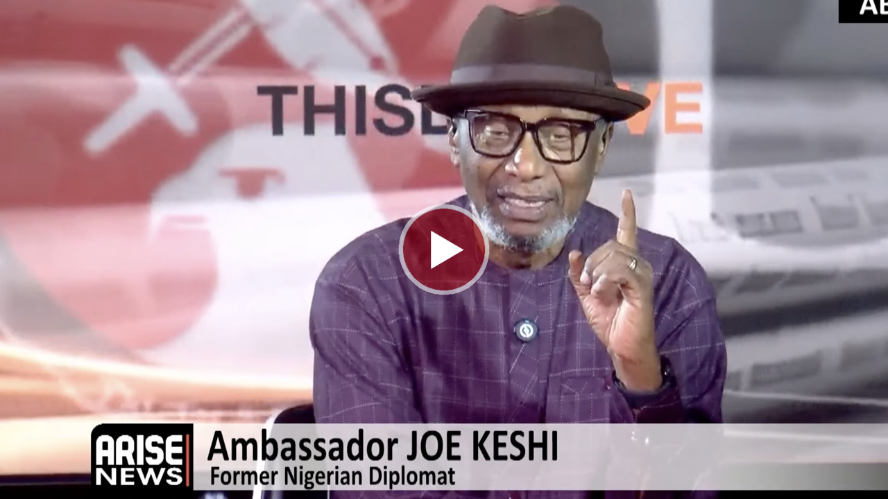 Former Nigerian diplomat Joe Keshi says US-Israel strikes on Iran reflect longstanding Israeli ambit...