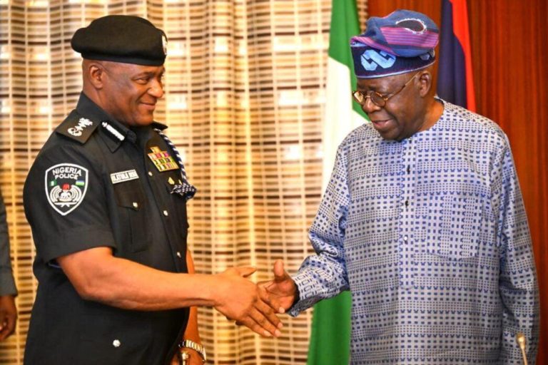 The appointment and decoration of IGP Olatunji Disu as the 23rd Acting Inspector General of Police c...
