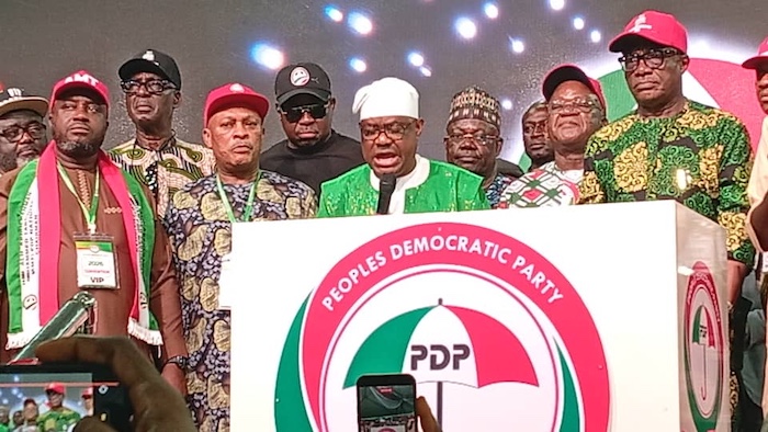 FCT minister Wike says PDP restored to people, demands defectors return mandates as Saraki, Lamido p...