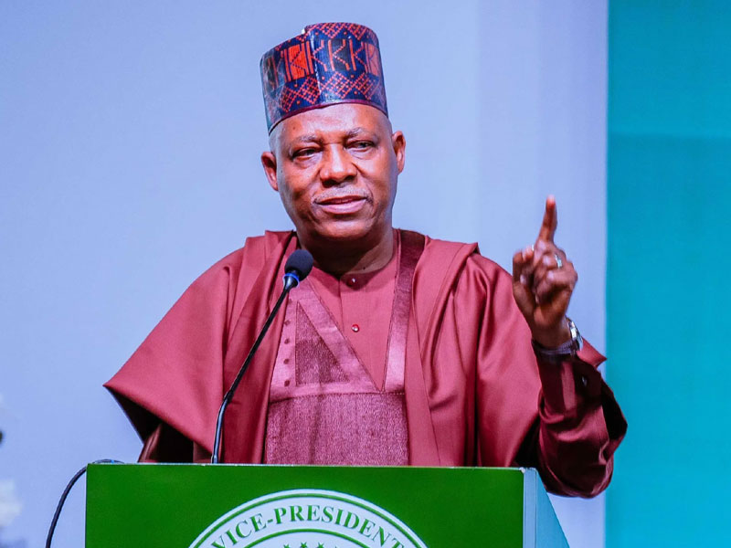 Vice President Shettima vows insurgents will face decisive response as federal government deploys re...