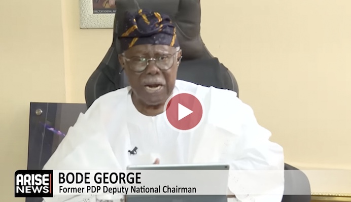Bode George warns PDP crisis stems from personal ambition, urging reconciliation to preserve party u...