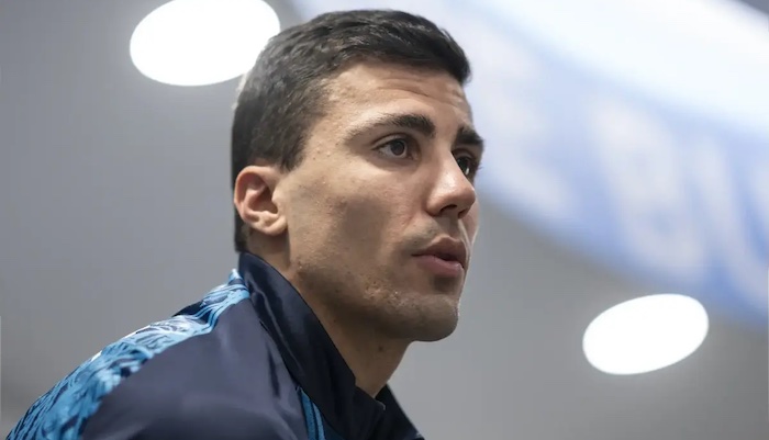 Man City’s Rodri says he would consider joining Real Madrid, insisting top players cannot reject the...