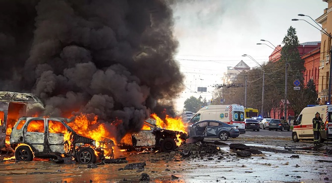 Ukraine strikes Russian Baltic oil facilities, triggering fires, halting exports and disrupting supp...