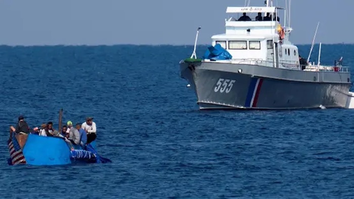 A search and rescue operation is under way for two missing sailboats transporting humanitarian suppl...