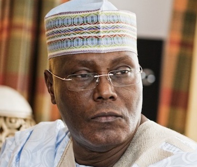 Chuks Okocha in Abuja Former Vice President of Nigeria and chieftain of the African Democratic Con...
