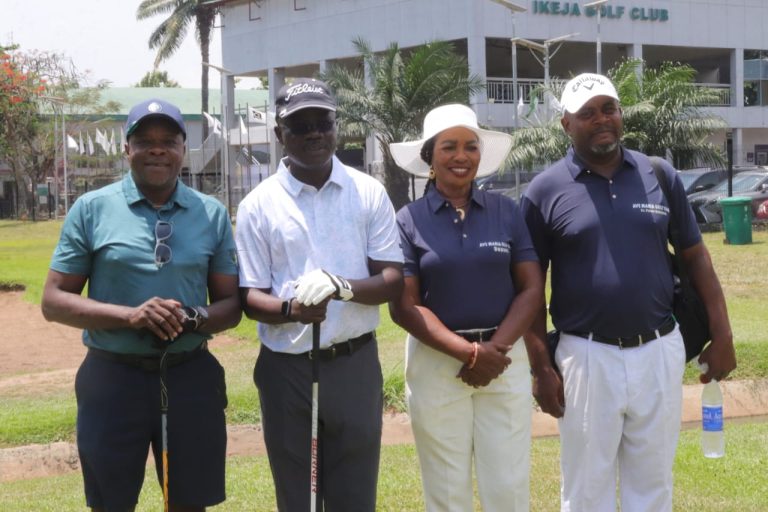 Duro Ikhazuagbe Team Zion Golfers made up of Lynda Obieze, Bidemi Ojo, Fred Appah and Jimoh Ogunda...