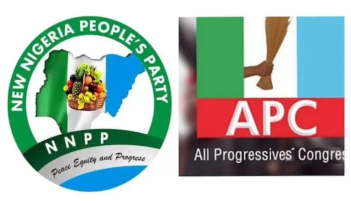 Nine Kano lawmakers defect from NNPP to APC as Abba Yusuf, Ganduje and other leaders witness the pol...